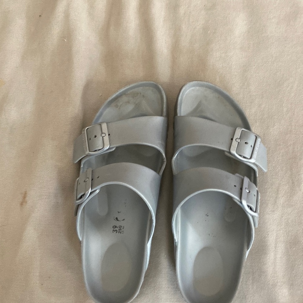 Size 8 Birkenstocks gray